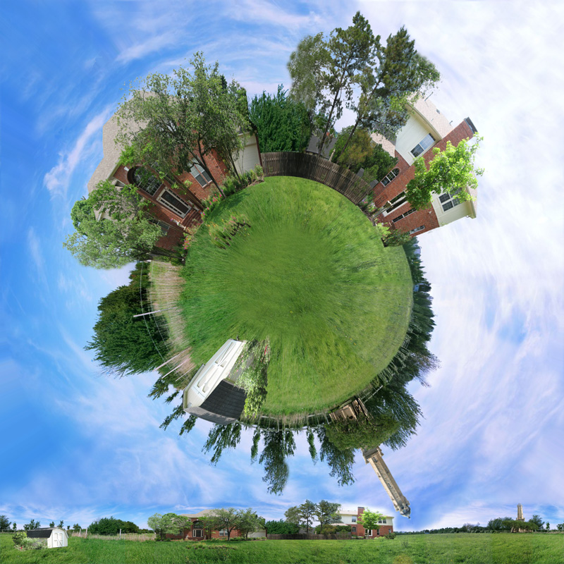 Wee Planet Martitom - 360 Panorama Collage