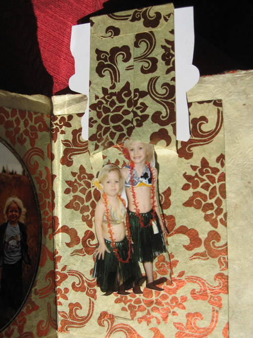 Handmade book by Cheri Long, Hidden Pocket
