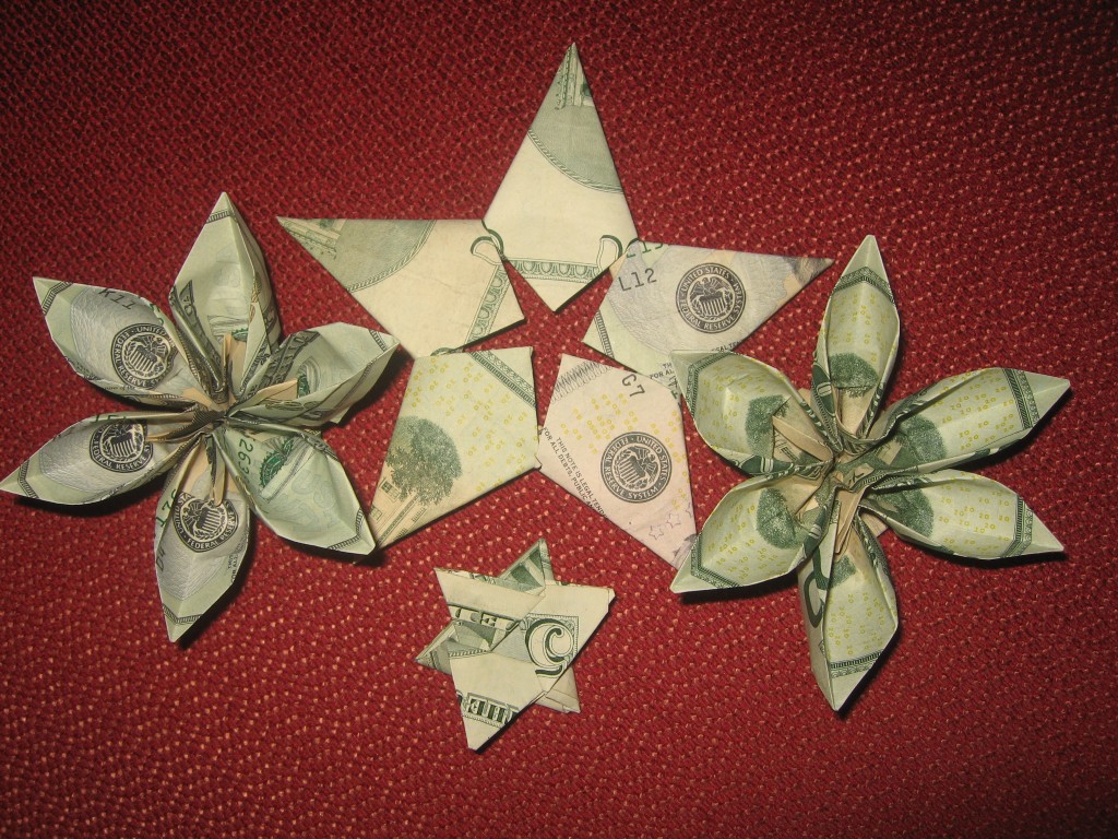 Origami money - graduation gifts