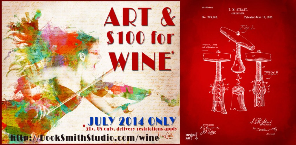 Fine Art and $100 for Wine - July 2014